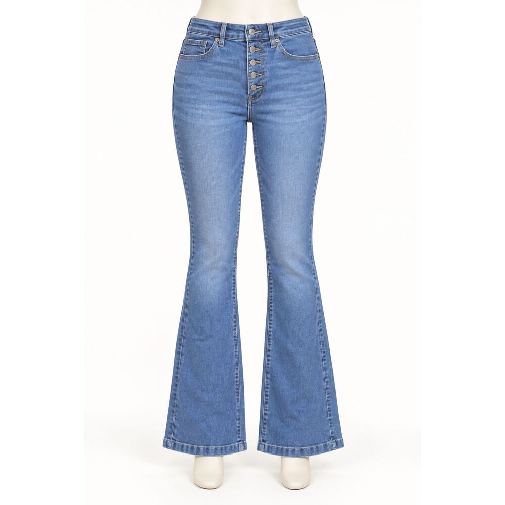 Sofia Jeans by Sofia Vergara Melisa Flare Jeans Women’s 8 Button Fly Stretch